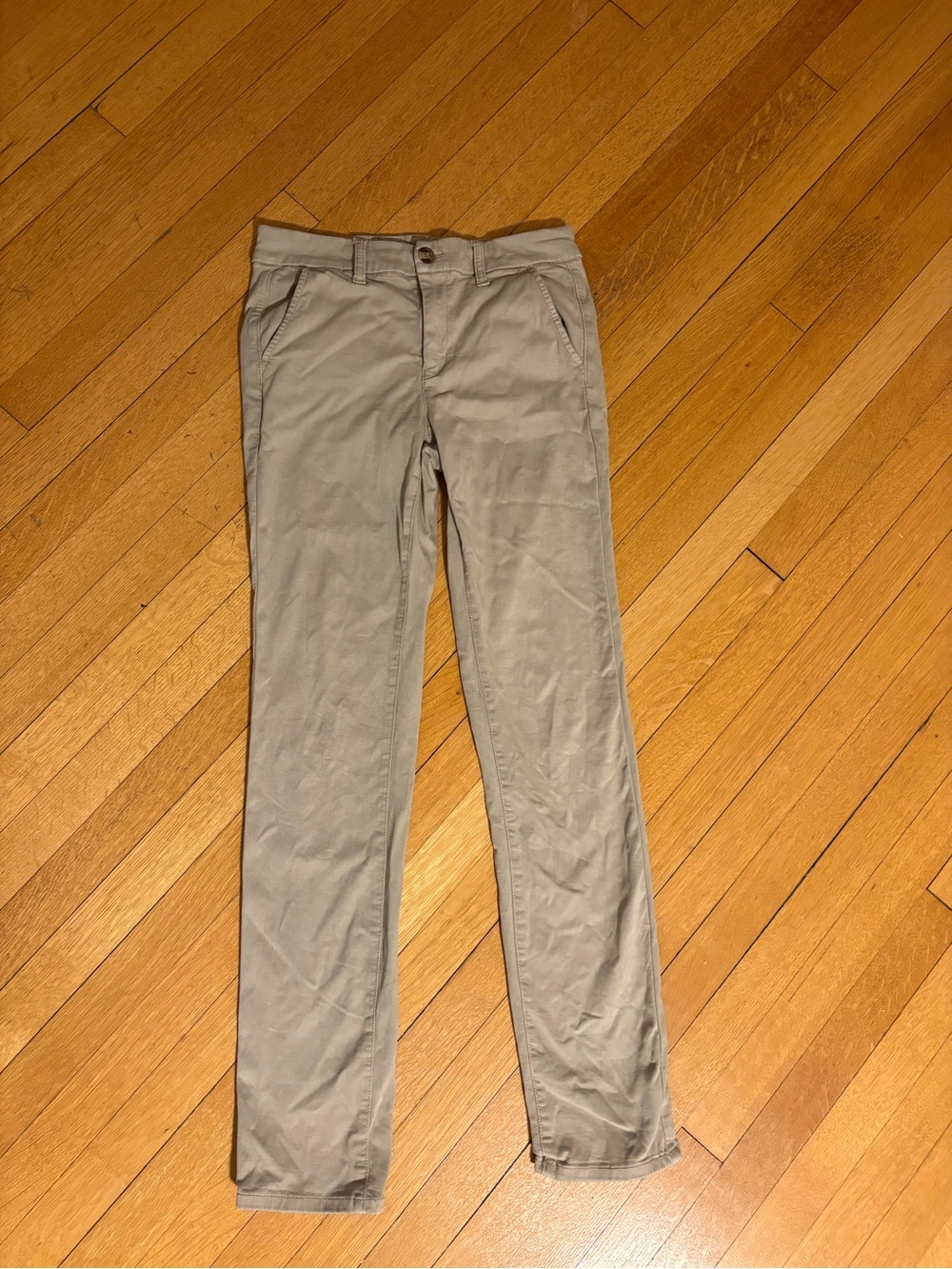 American Exchange Straight Leg Pants in Light Khaki